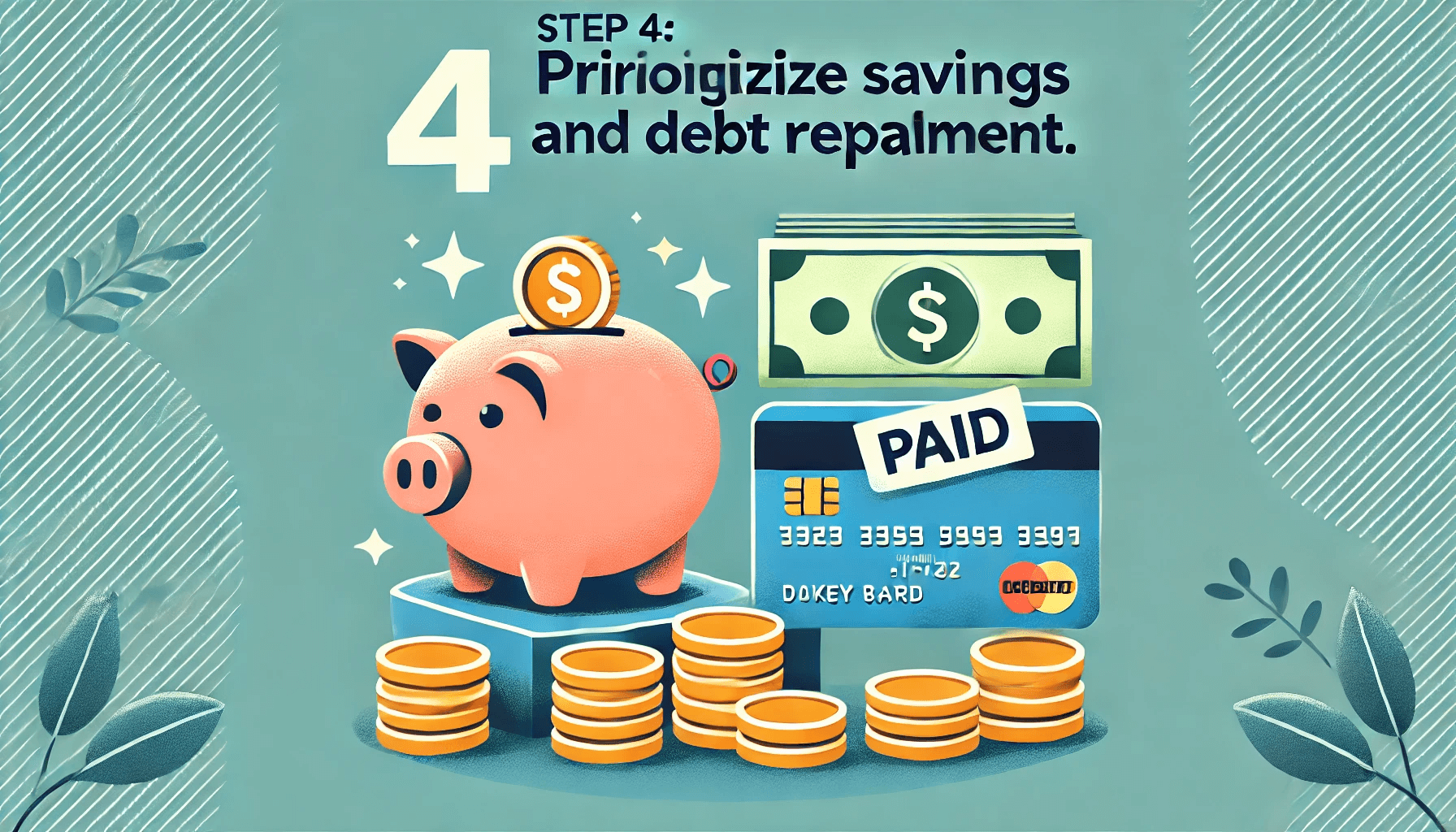 Prioritize Savings and Debt Repayment