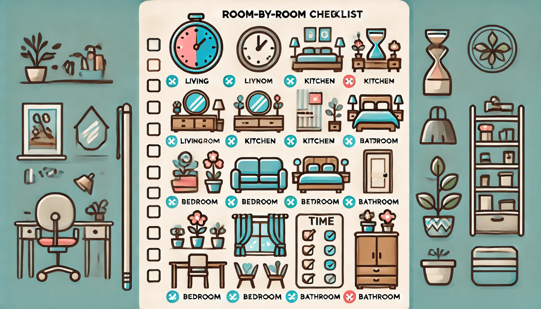 Room-by-Room Organization Checklist